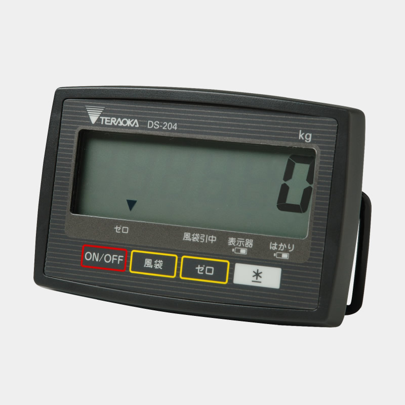 DS-204 | 別体の表示器にワイヤレスで 重量を送信可能なクレーン 
