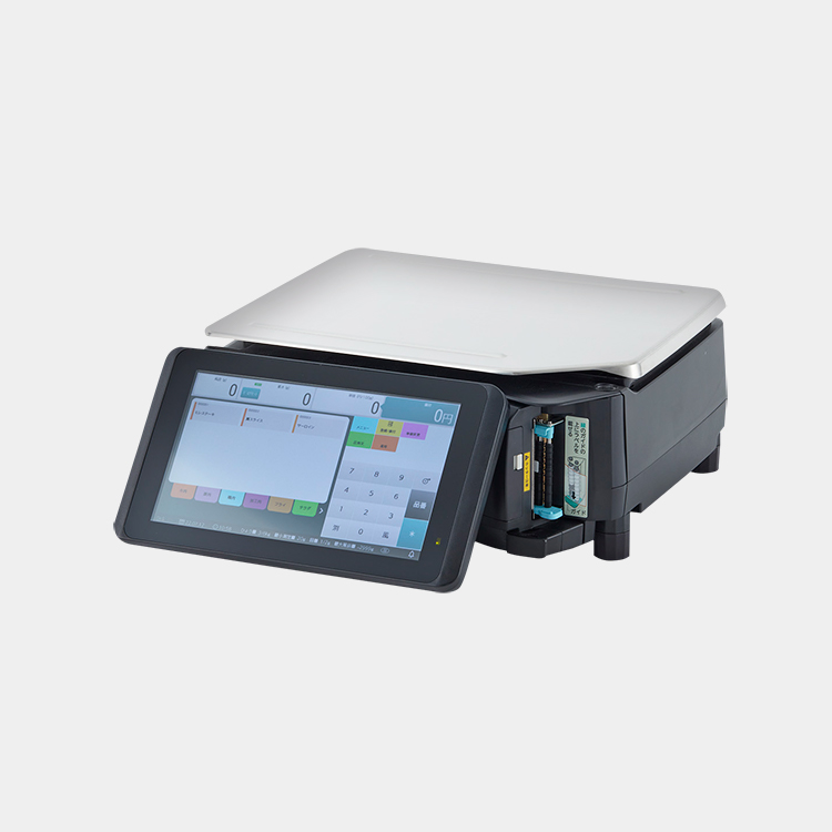 A1871 TEC ラベルプリンター付 電子料金はかり H-5000 電気抵抗線式 お