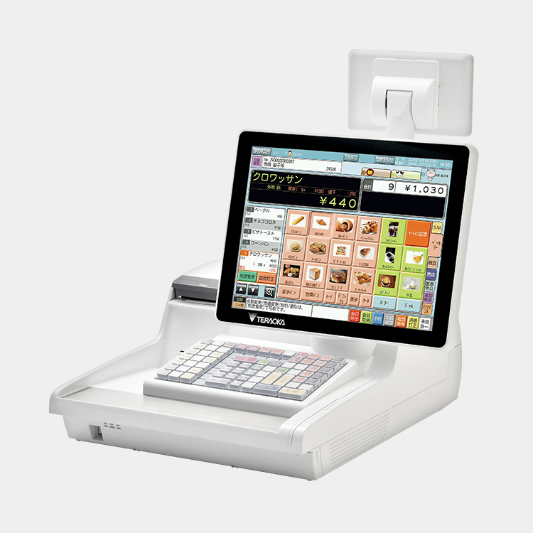 web3800aはひとり3人制でスピーディなチェックアウト卓上POSレジ